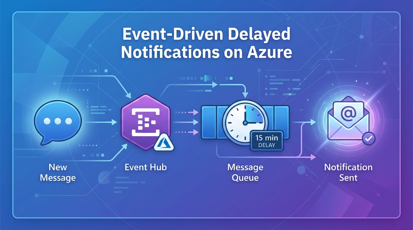 Architecting Event-Driven Delayed Notifications on Azure